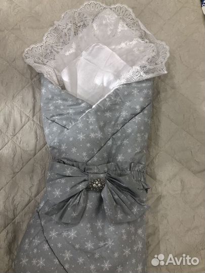 Конверт на выписку зимний