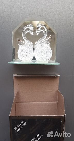Подарки шкатулки, хрустальные лебеди