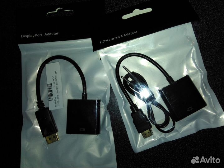 Конвертеры Hdmi - VGA, Displayport DP- VGA