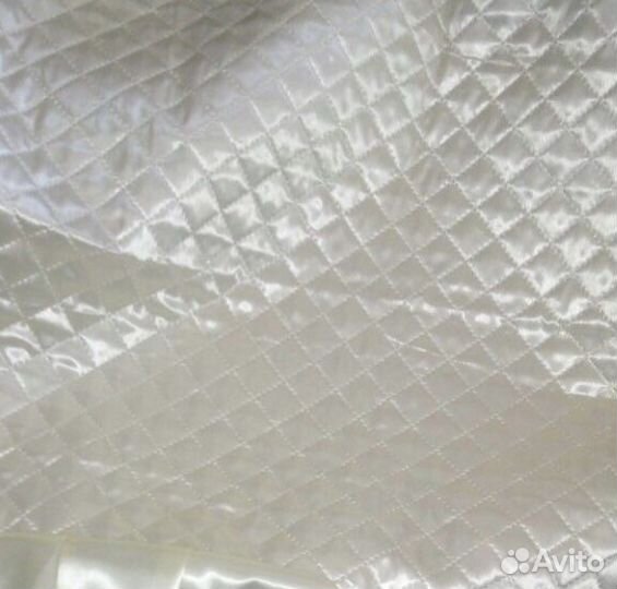 Стеганный атлас на отрез