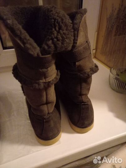 Сапоги женские зимние 40 размер бу нат мех