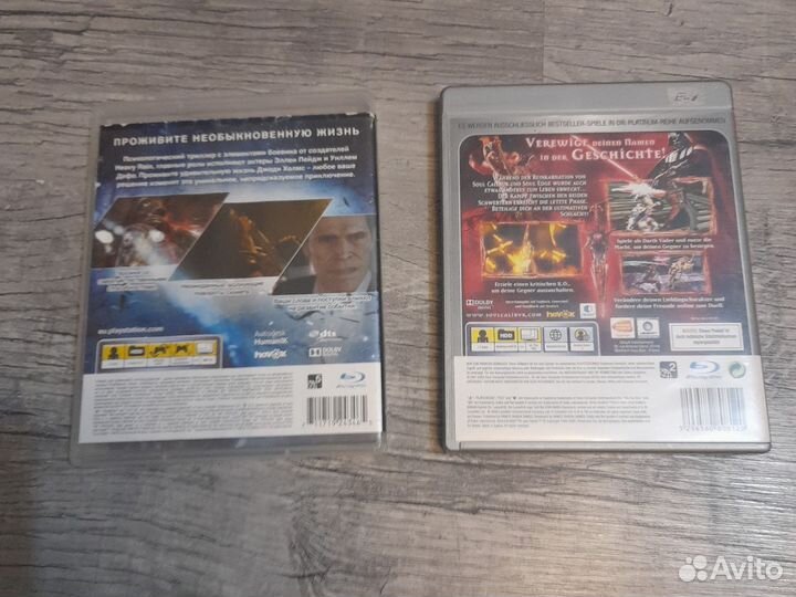 Beyond Two souls и Soul calibur 4 ps3