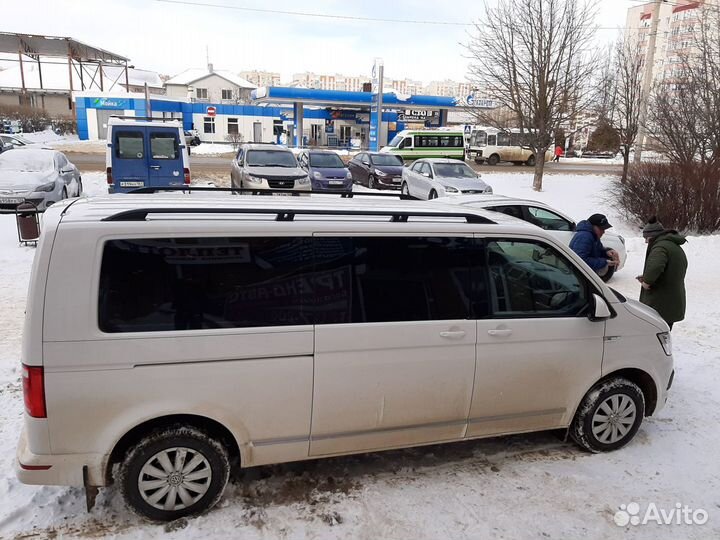 Рейлинги на крышу Volkswagen T5, Длинная база, чер