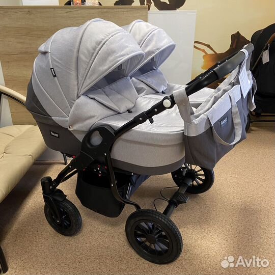 Коляска 2в1 для двойни (погодок) Rant (новая)