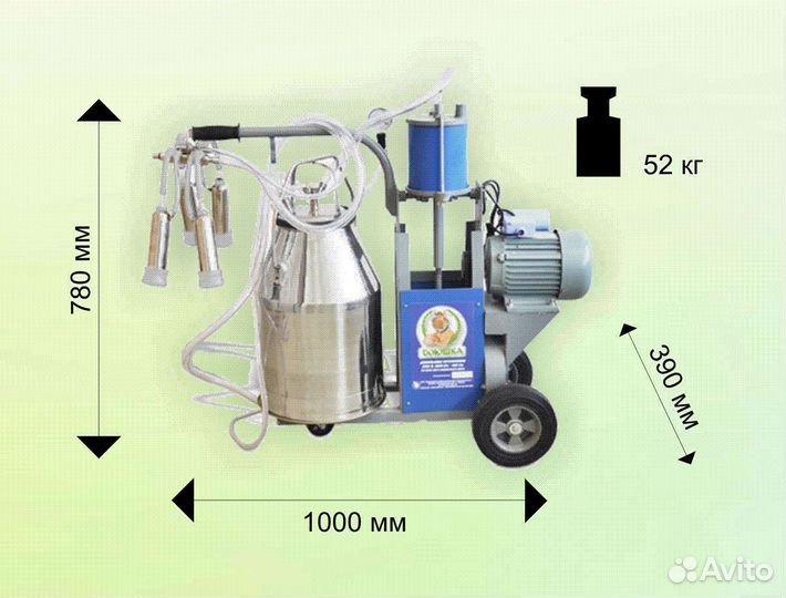 Доильный аппарат Доюшка