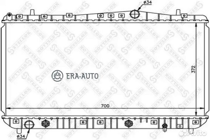 Stellox 10-25342-SX Радиатор системы охлаждения АК