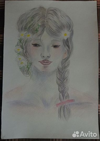 Учебные рисунки: Портреты