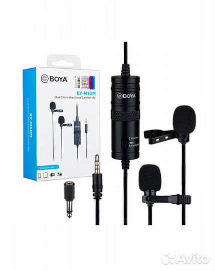 Двойной микроыон Бойя boya двойной BY-M1DM
