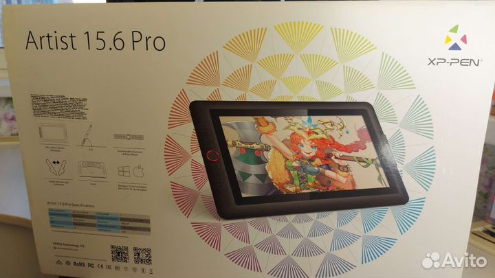 Графический планшет xp pen artist 15. 6 pro