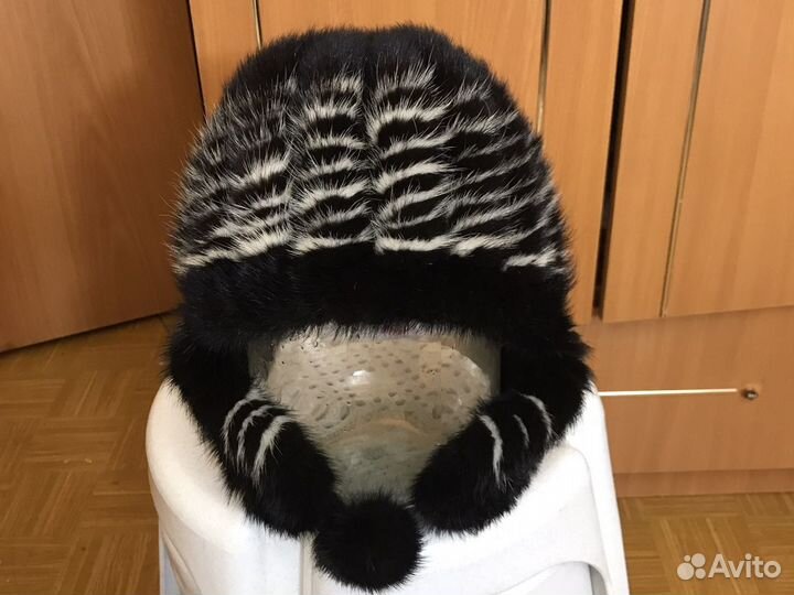 Шапка норковая