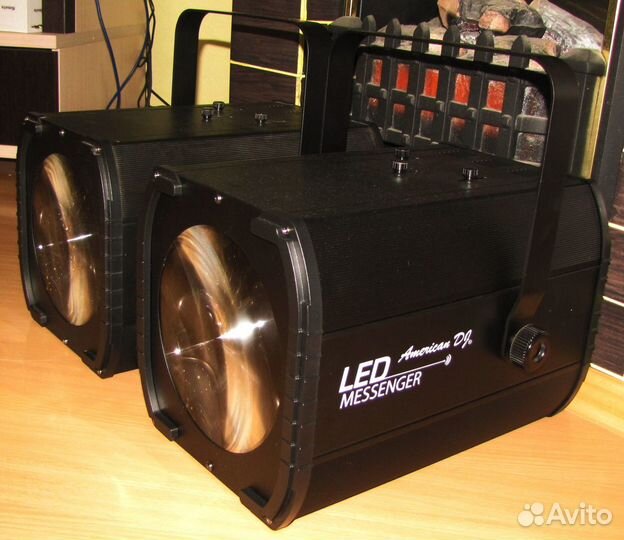 Светомузыка ADj LED Messenger 2ш RGB Mic DMX Линза