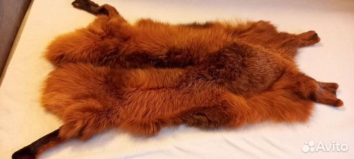 Воротник из меха лисы