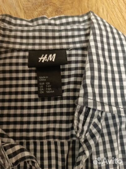 Рубашка h&m 128