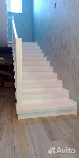 Обшивка лестницы