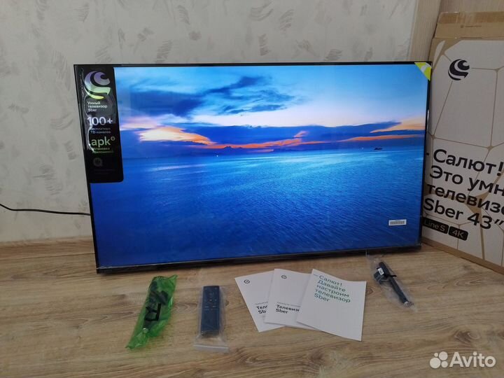 Телевизор новый SMART TV sber 43