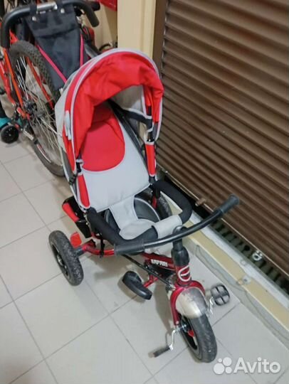 Детский трехколесный велосипед бу