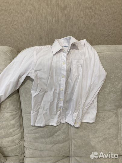 Рубашка белая на мальчика