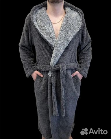 Халат тёплый мягкий длинный новый