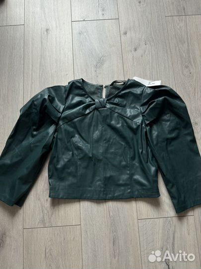 Кожаная кофта Zara