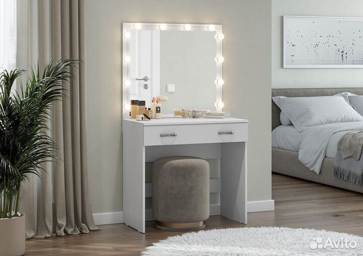 Туалетный столик с зеркалом Ронда быстрая доставка