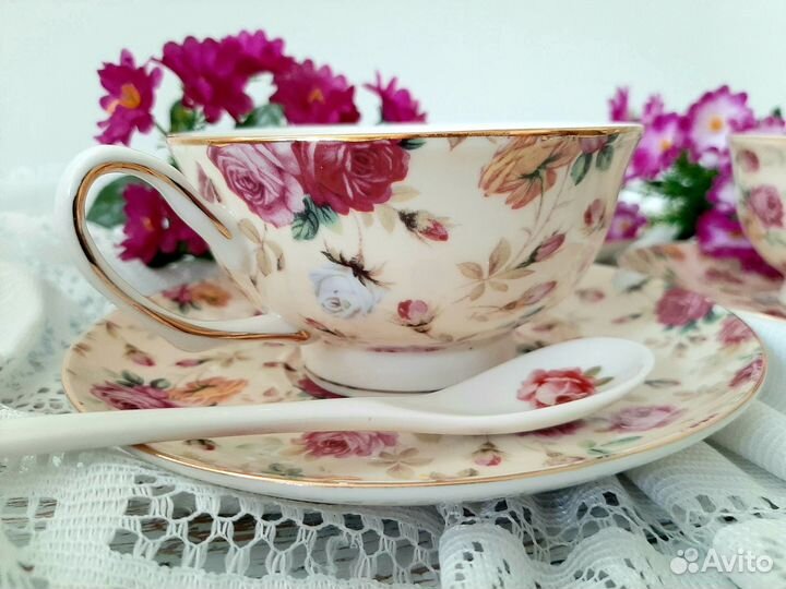 Чайный сервиз фарфор 6 персон Lefard