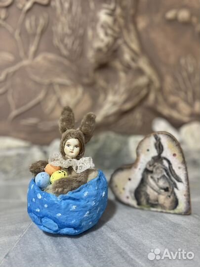 Интерьерный Пасхальный Зайка