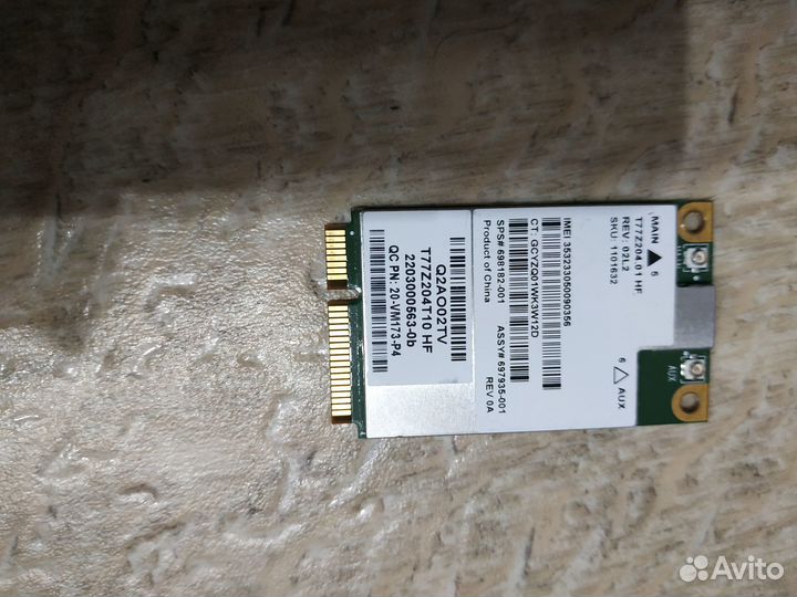 3G модем для ноутбукa MC8355