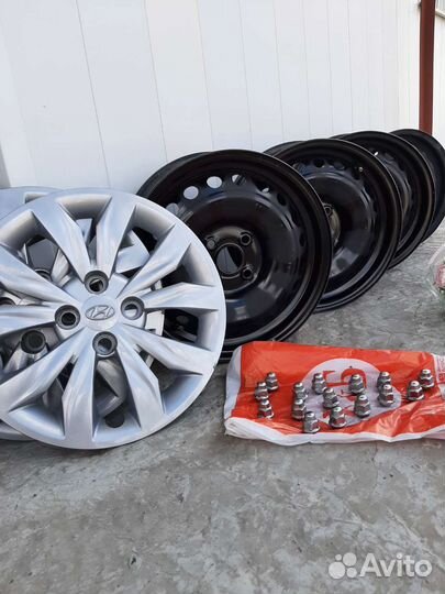 Диски штампы р 15 на hyundai solaris, Kia Rio