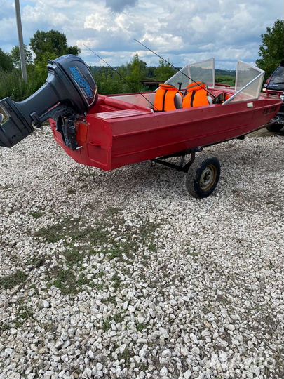 Обь 3 с мотором Mikatsu 40 2-х тактный