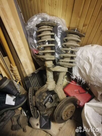 Стойки передние в сборе. Ланос