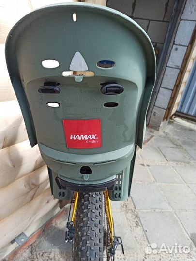 Детское кресло на велосипед Hamax б/у