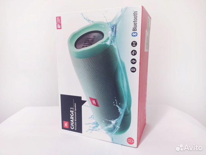JBL charge 3 teal, новая, оригинал