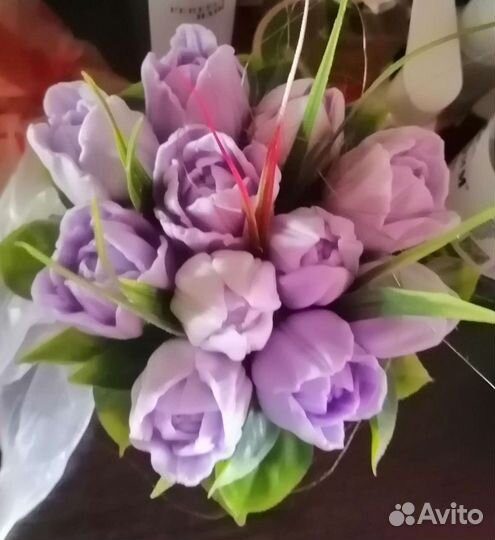 Букет из мыла