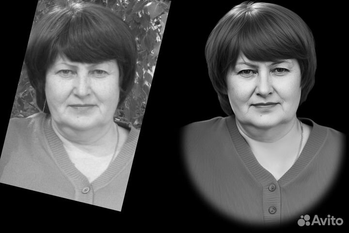 Ретушь фотографий на памятник