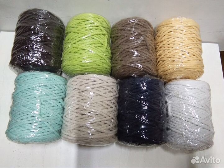 Шнур хлопковый 5мм без сердечника