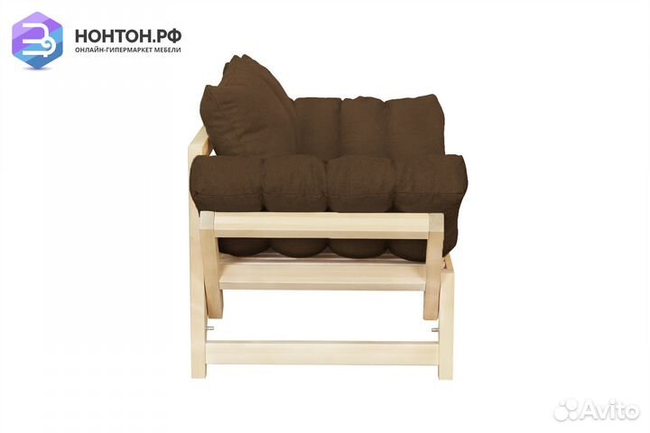 Диван кушетка Амбер-2 темно-коричневый