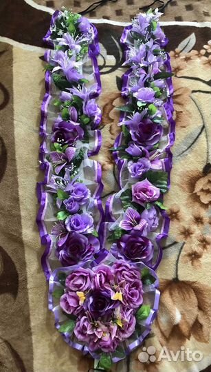 Свадебные украшения на машину