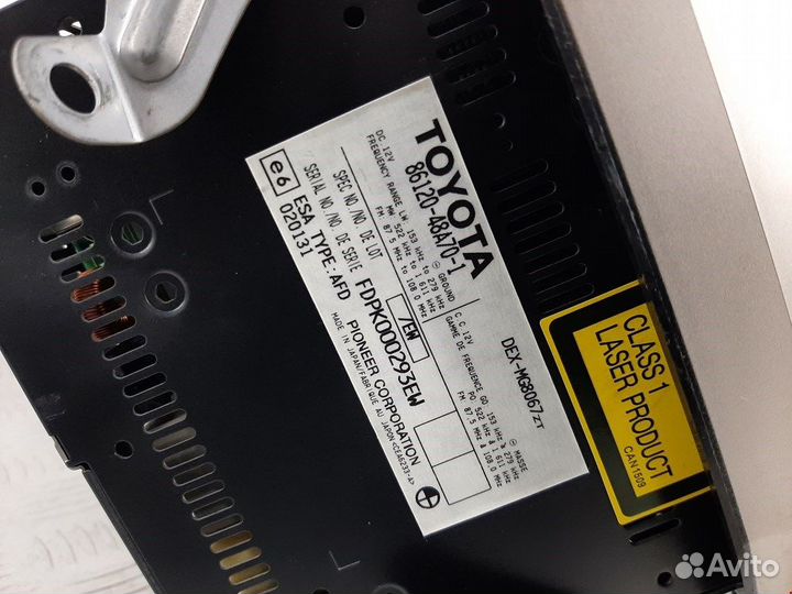 Магнитола для Lexus RX 2 (XU30) 8612048A70