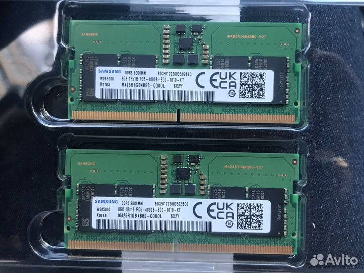 Оперативная память ddr5 16gb (2x8gb)