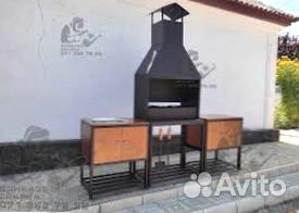Мангал С печкой под казан