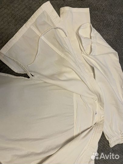 Кимоно белое хлопковое на рост 128