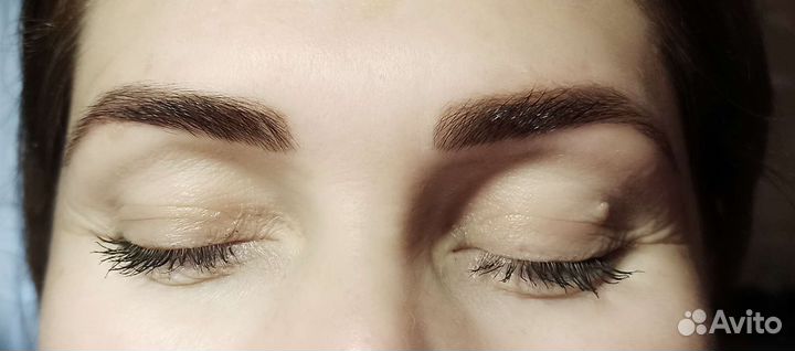 Архитектура бровей, окраска хной