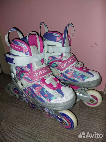 Роликовые коньки размер 26-31