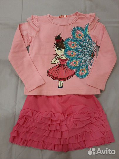Кофточки,юбка на 3-5лет
