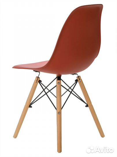 Стул в стиле eames DSW,кирпичный, 1 шт