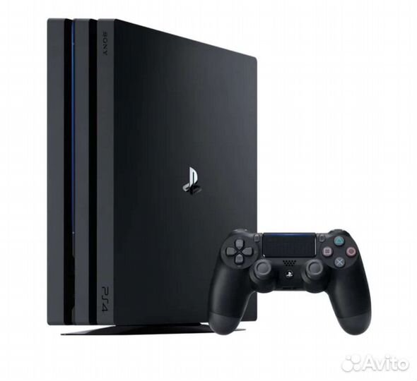Sony PlayStation 4 Pro 1000 гб HDD, черный