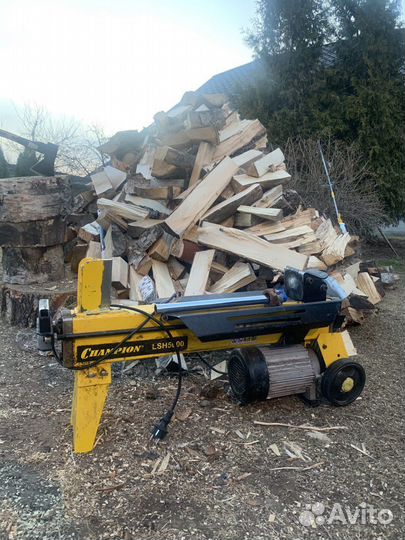 Дровокол электрический champion