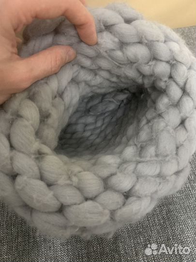 Шапка женская крупная вязка