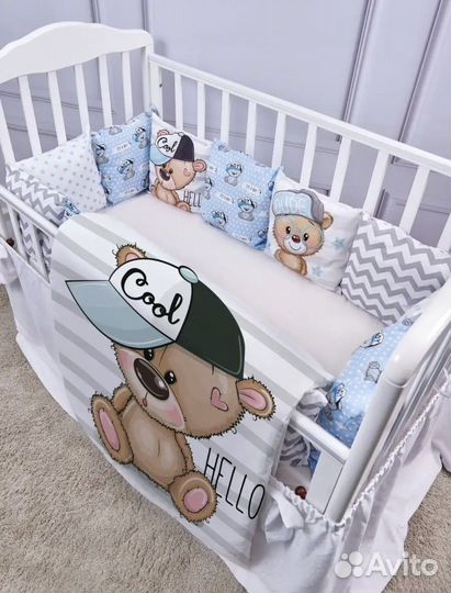 Комплект бортиков с одеялом