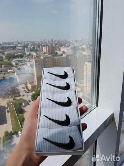 Носки Nike justdoit в подарочной коробке